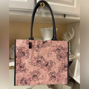SECRET NWT PINK FLORAL CANVAS...